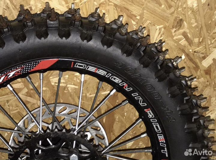 Шины на питбайк коплект 17 14