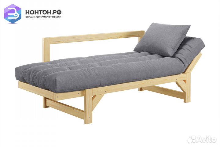 Диван кушетка Амбер светло-серый