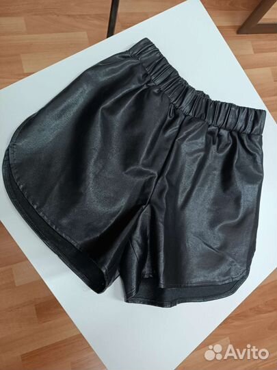 Шорты женские экокожа