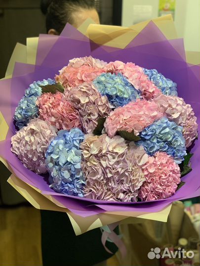 Красивые букеты Гортензии Цветы Доставка