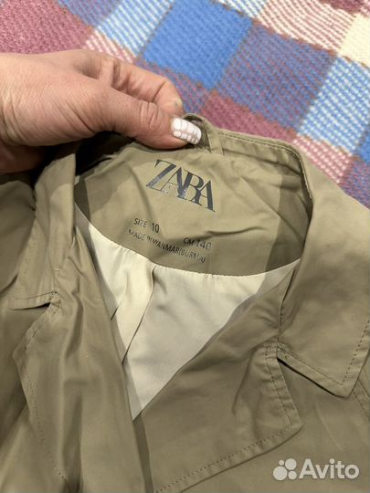 Плащ тренч zara