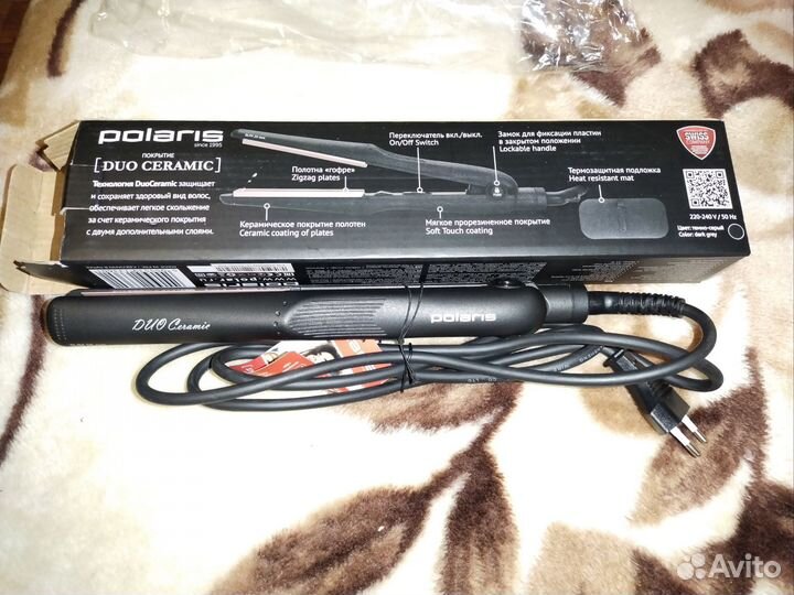 Утюжок для волос polaris