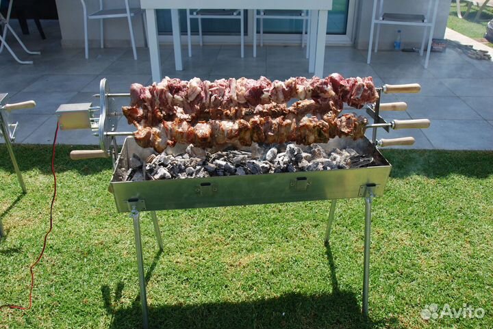 Мангал автоматический угольный