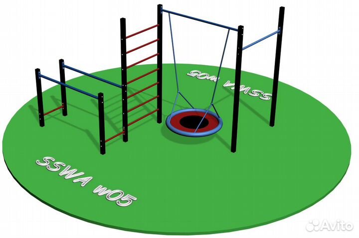 Воркаут площадка спортивный комплекс sswa