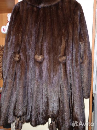 Шуба норковая 48