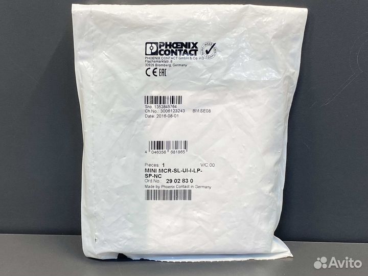 Phoenix contact 2902830 mini MCR новый, 6 шт