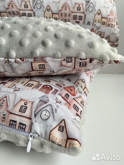 Новогодние наволочки - подушки / ручная работа