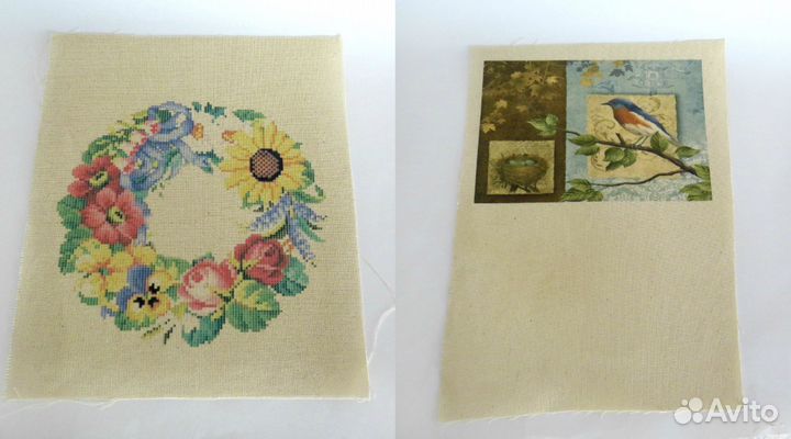 Распечатка на канве