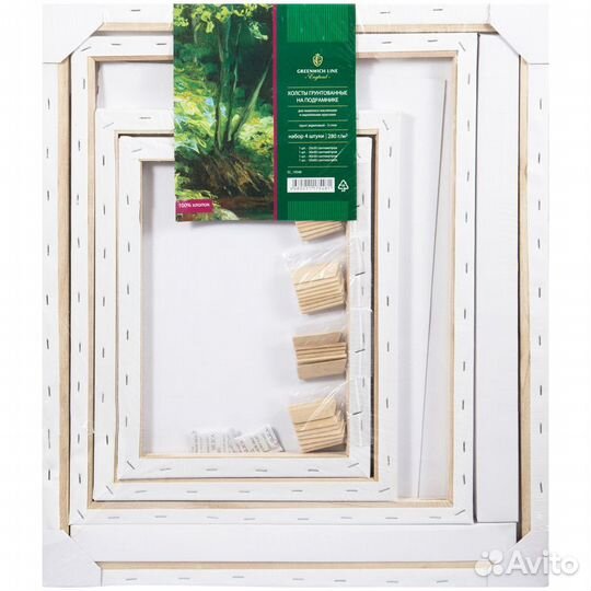 Набор холстов на подрамнике 4 шт