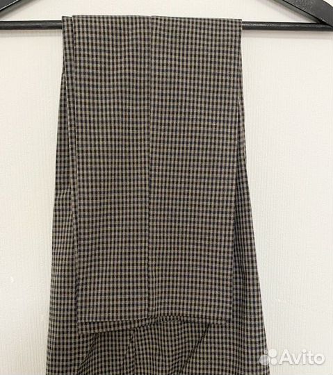 Брюки женские в клетку, брюки классические 44