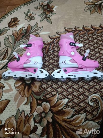 Роликовые коньки подростковые раздвижные