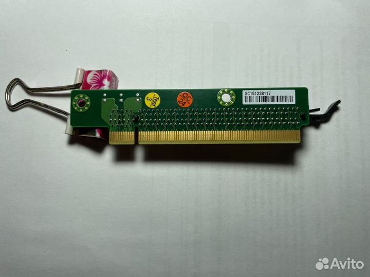 Переходник pci-e для Supermicro rsc-r1u-e16r