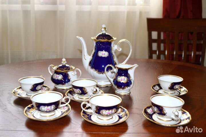 Сервиз Reichenbach Echt Kobalt