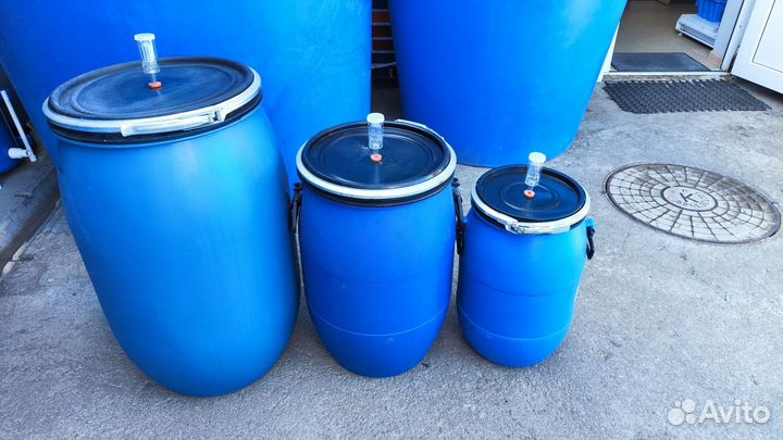 Бочка пластиковая пищевая