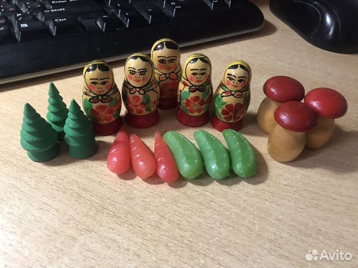 Матрешки елочки грибок