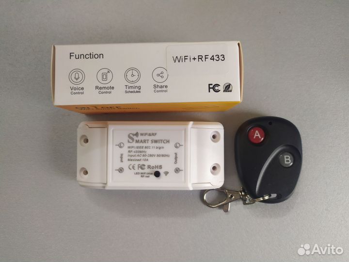 Умный WiFi выключатель Tuya / Smart Life