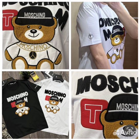 Мужская футболка moschino качественная