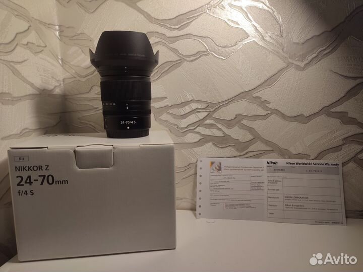 Объектив Nikon 24-70mm f/4 Z Гарантия