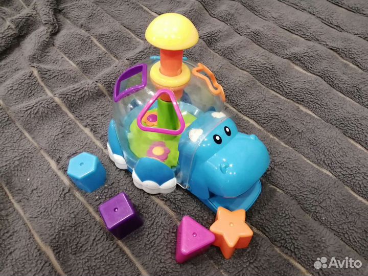 Сортер. Игрушка бегемот