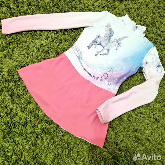 Платье для фигурного катания, размер 140-146