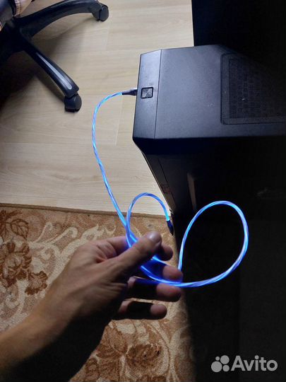 RGB Кабель для зарядки телефона Type-C