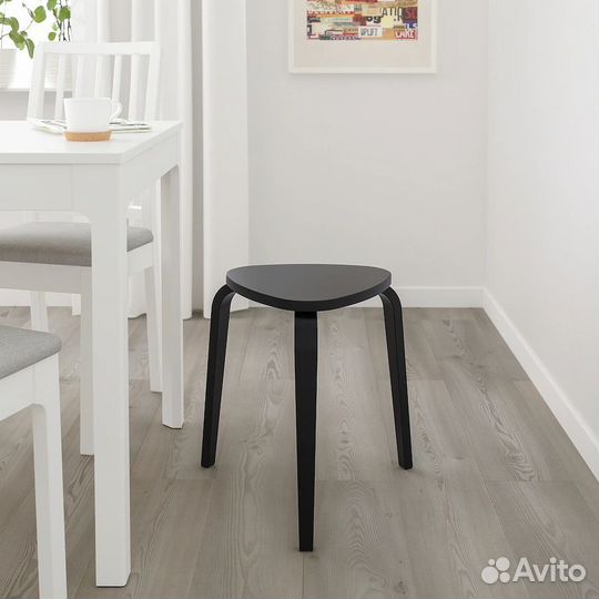 IKEA новый табурет Черный кюрре