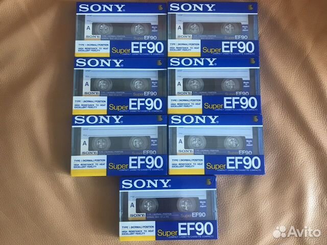 Аудиокассета Sony Super EF90