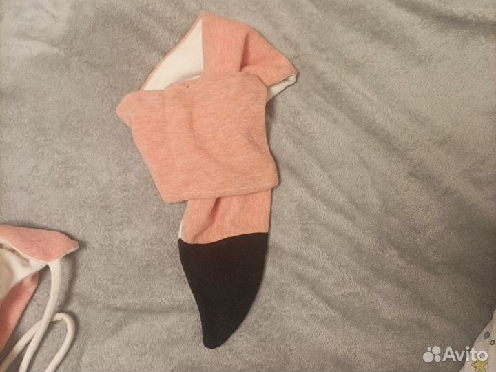 Шапка и шарф для девочки р. 55-60