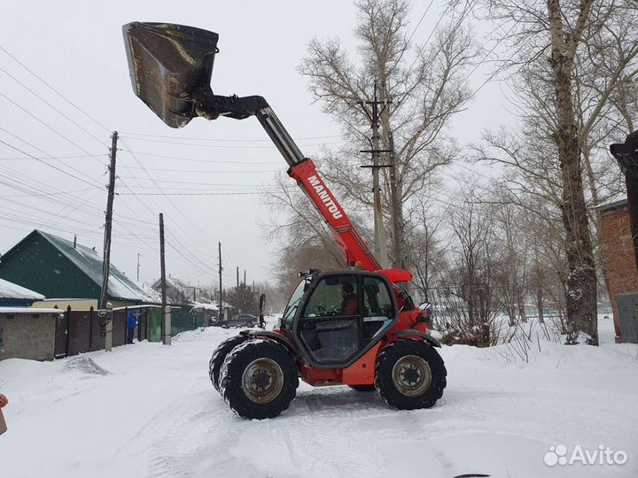 Телескопический погрузчик Manitou MLT-731, 2011