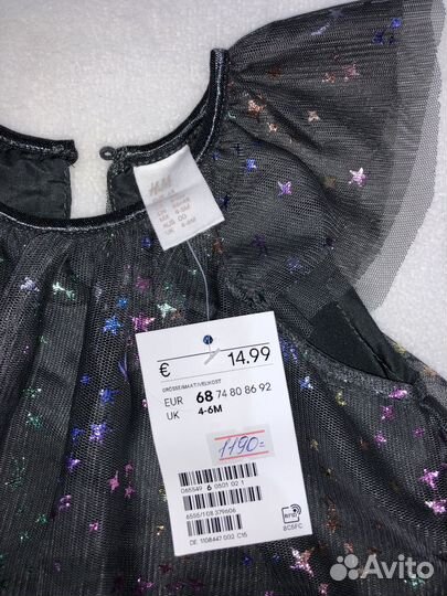 Платье боди для девочки