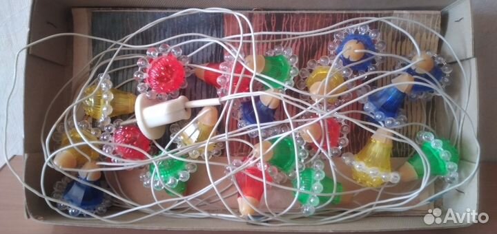 Елочная гирлянда СССР