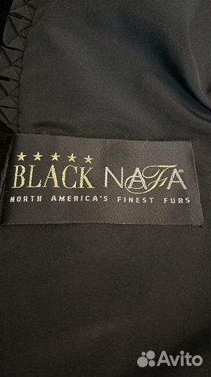 Шуба норковая 48 премиум класса Black Nafa