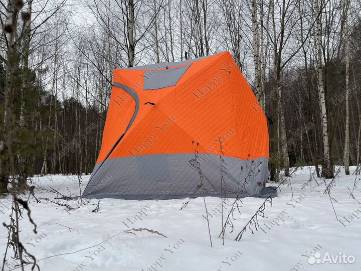 Зимняя палатка cube + тент