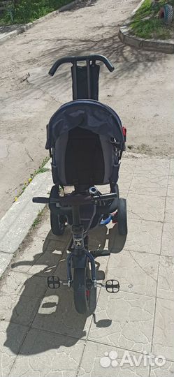 Детский велосипед с родительской ручкой