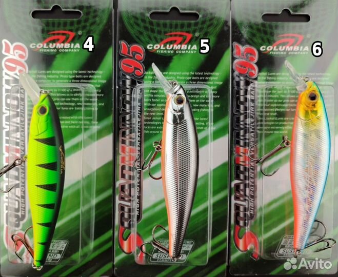 Воблер Jackall Squad Minnow 95SP