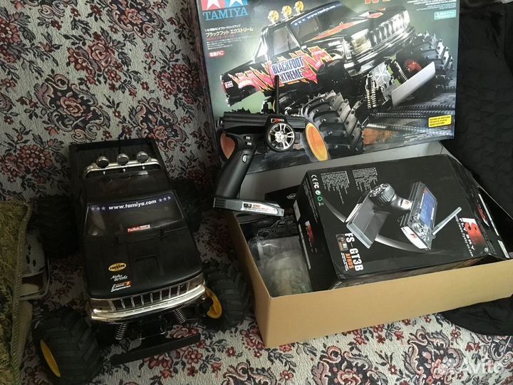 Машина на радиоуправлении tamiya blackfoot