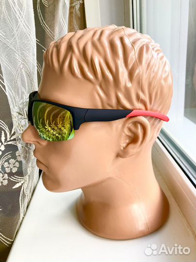 Очки Авто Max спортивные поляризационные красные