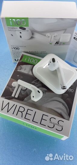 Наушники Беспроводные Tws I100 Airpods Сенсорные