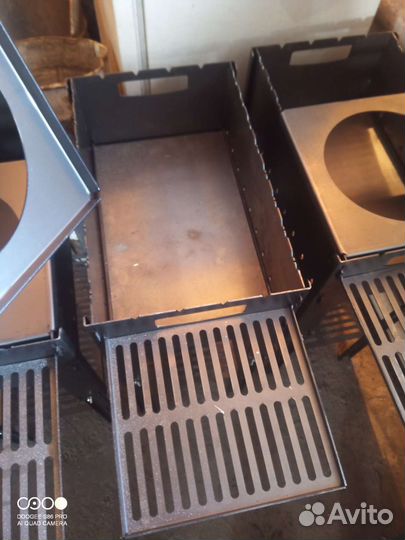 Мангал разборный 3 мм, печи под казан