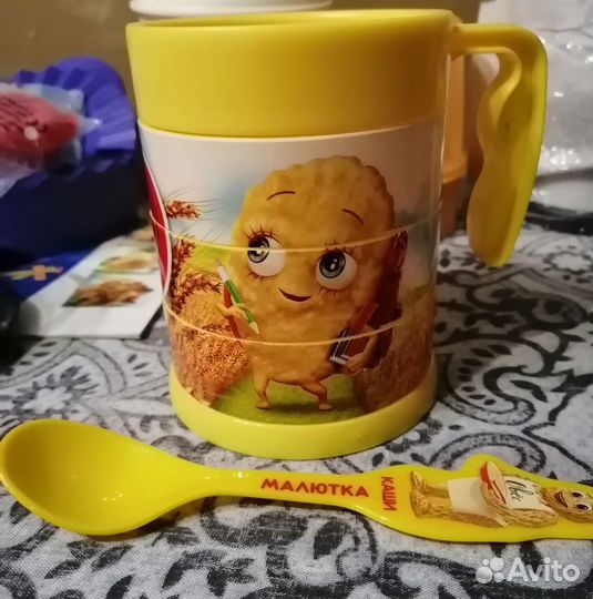 Кружка пазл Хлопушка Любятово ложка