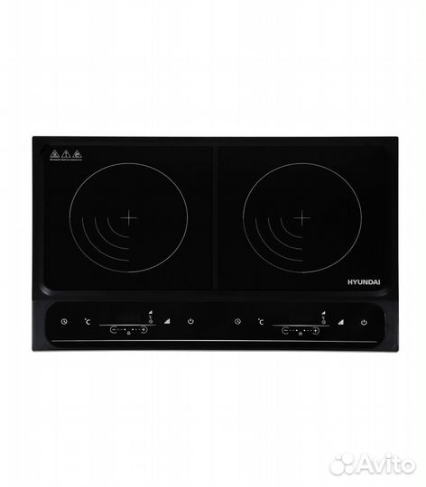 Плита Индукционная Hyundai HYC-0107, черный
