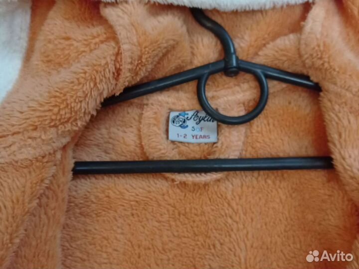 Халат махровый банный детский