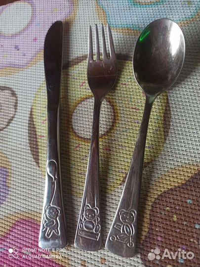 Набор столовых приборов детский