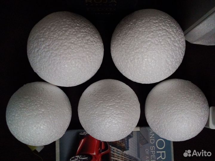 Шары из пенопласта Много 10см 12см