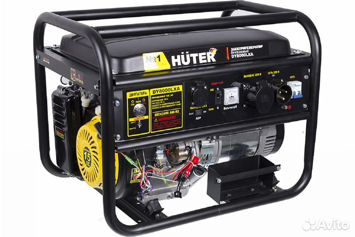 Бензогенератор huter DY 8000LXA (с авр)