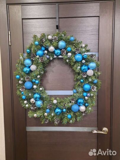 Новогодний венок с подсветкой