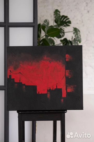 Картина «Закат» интерьерная