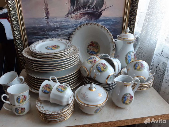 Сервиз столовый Чехия Мадонна