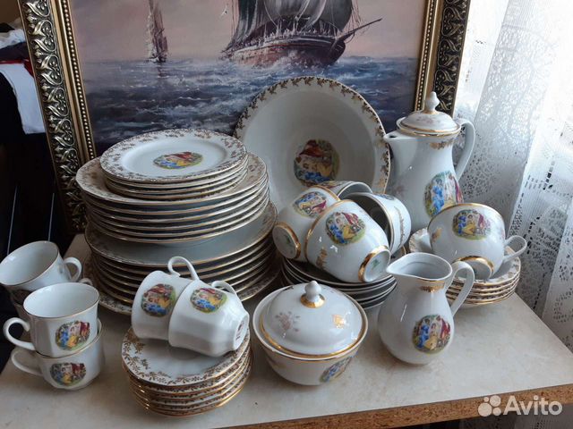 Сервиз столовый Чехия Мадонна