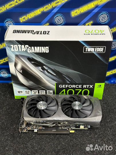 Видеокарта Zotac Twin edge RTX 4070 12GB новая